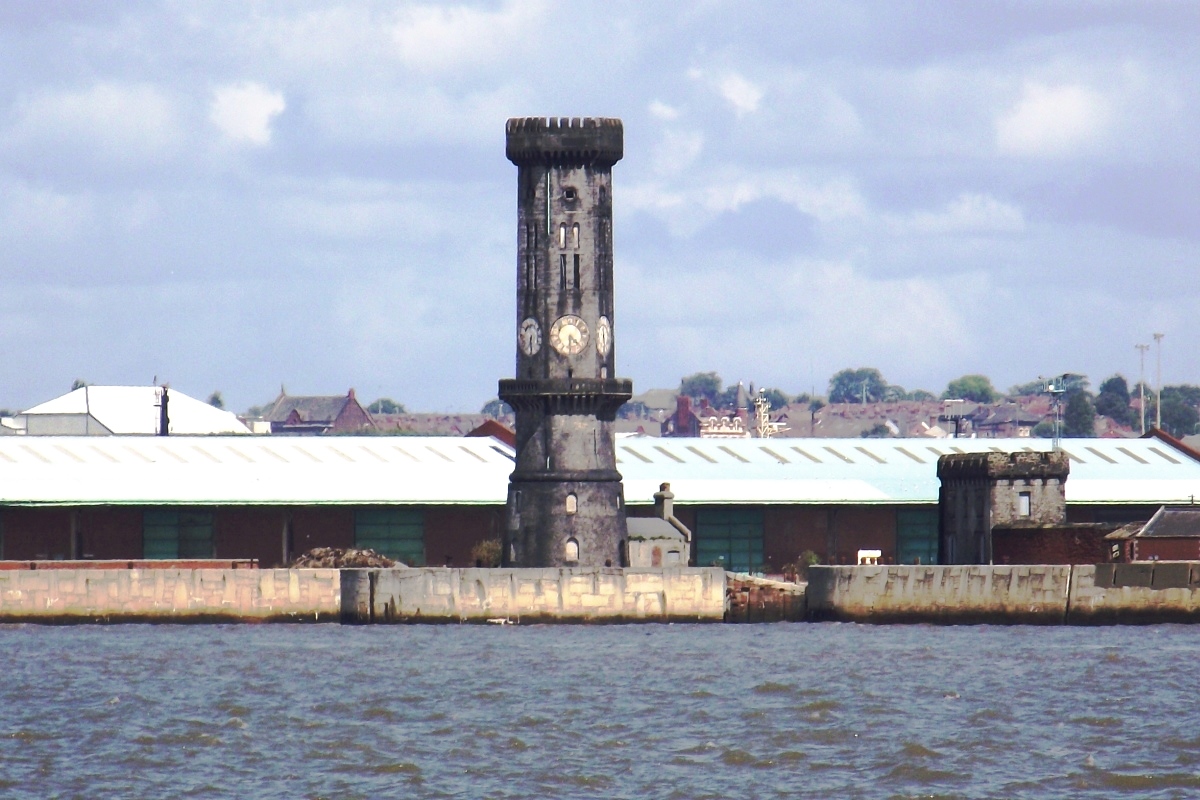 Liverpool-docks-six-sided-clock